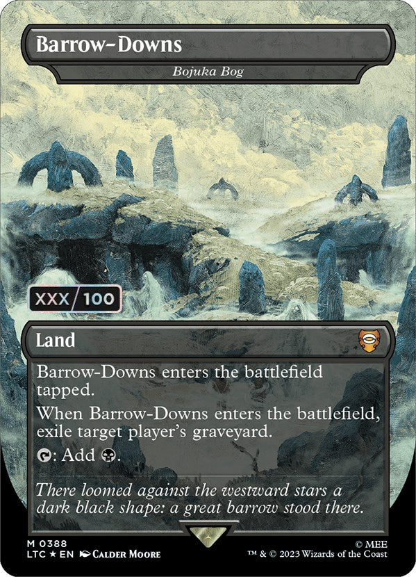 Barrow-Downs - Bojuka Bog (Serialized) [The Lord of the Rings: Tales of Middle-Earth Commander] MTG Single Magic: The Gathering | Red Claw Gaming