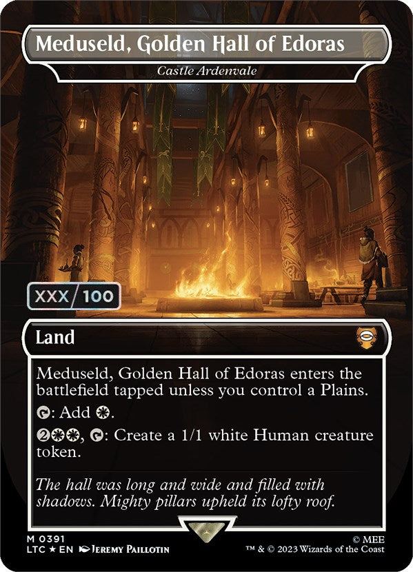 Meduseld, Golden Hall of Edoras - Castle Ardenvale (Serialized) [The Lord of the Rings: Tales of Middle-Earth Commander] MTG Single Magic: The Gathering | Red Claw Gaming