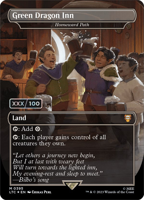 Green Dragon Inn - Homeward Path (Serialized) [The Lord of the Rings: Tales of Middle-Earth Commander] MTG Single Magic: The Gathering | Red Claw Gaming