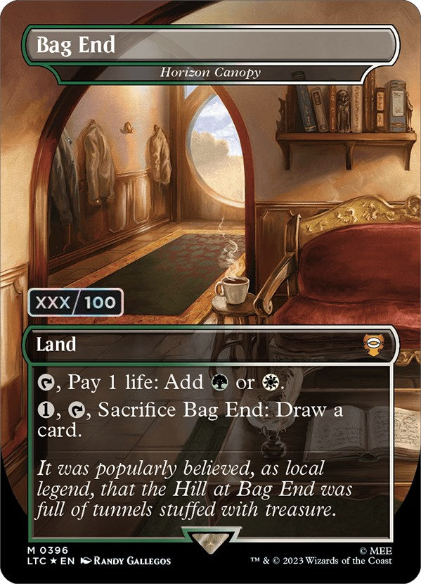 Bag End - Horizon Canopy (Serialized) [The Lord of the Rings: Tales of Middle-Earth Commander] MTG Single Magic: The Gathering | Red Claw Gaming