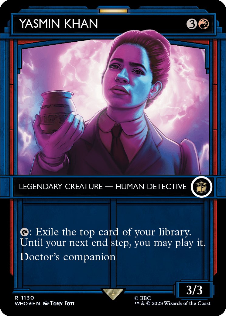 Yasmin Khan (Showcase) (Surge Foil) [Doctor Who] MTG Single Magic: The Gathering    | Red Claw Gaming