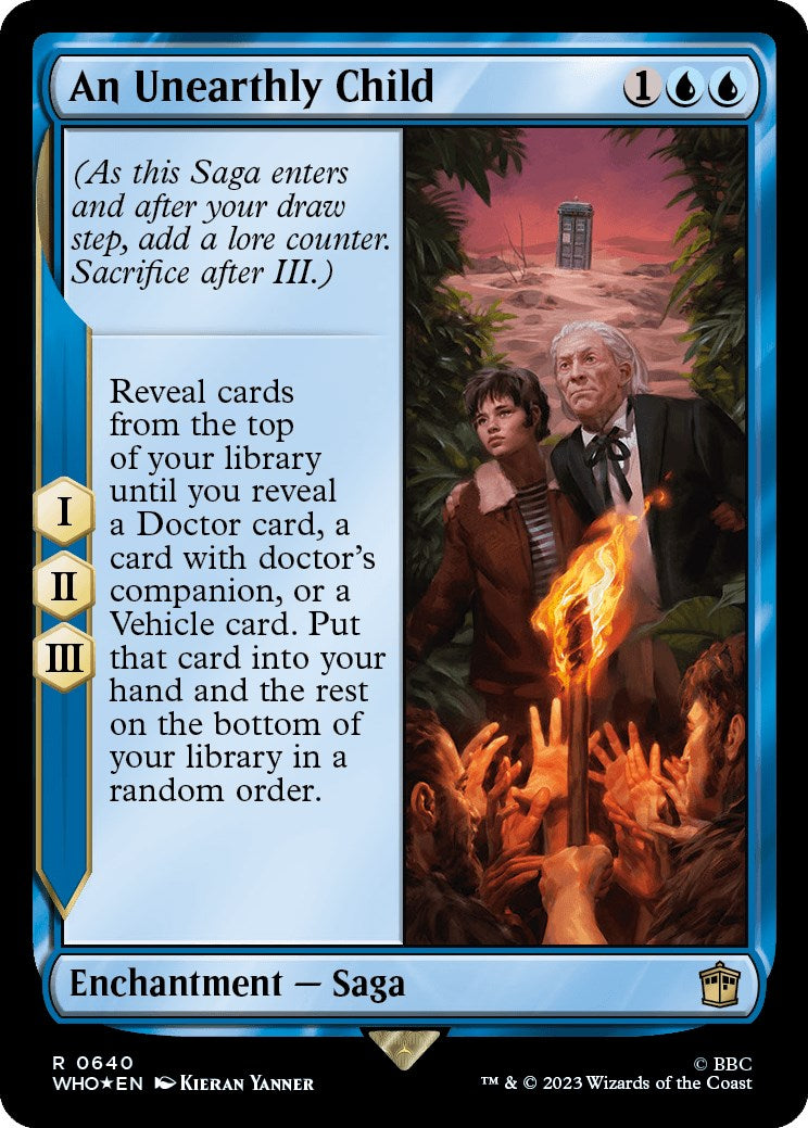 An Unearthly Child (Surge Foil) [Doctor Who] MTG Single Magic: The Gathering    | Red Claw Gaming