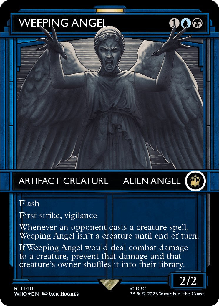 Weeping Angel (Showcase) (Surge Foil) [Doctor Who] MTG Single Magic: The Gathering    | Red Claw Gaming