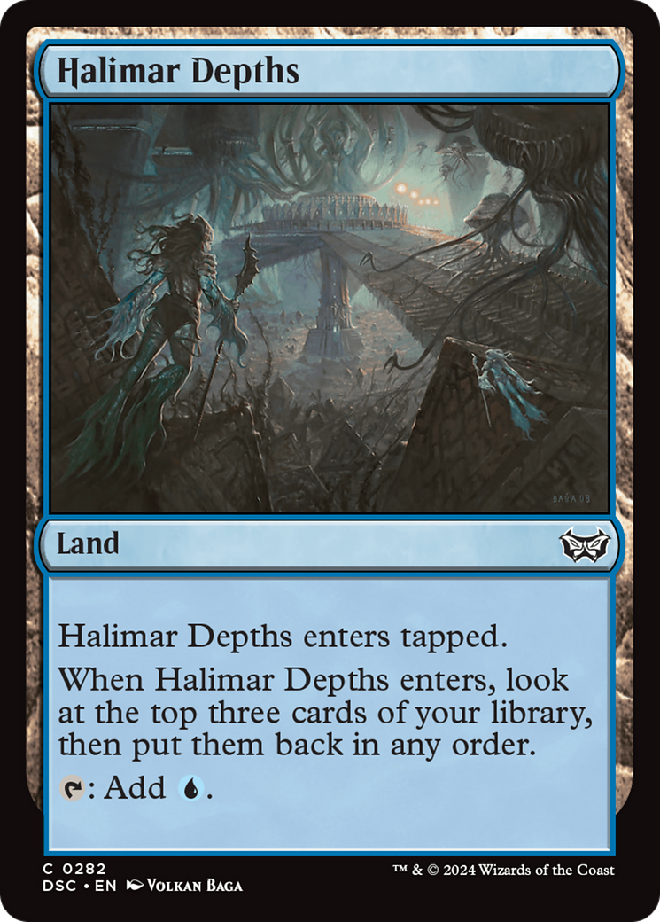 Halimar Depths [Duskmourn: House of Horror Commander] MTG Single Magic: The Gathering    | Red Claw Gaming