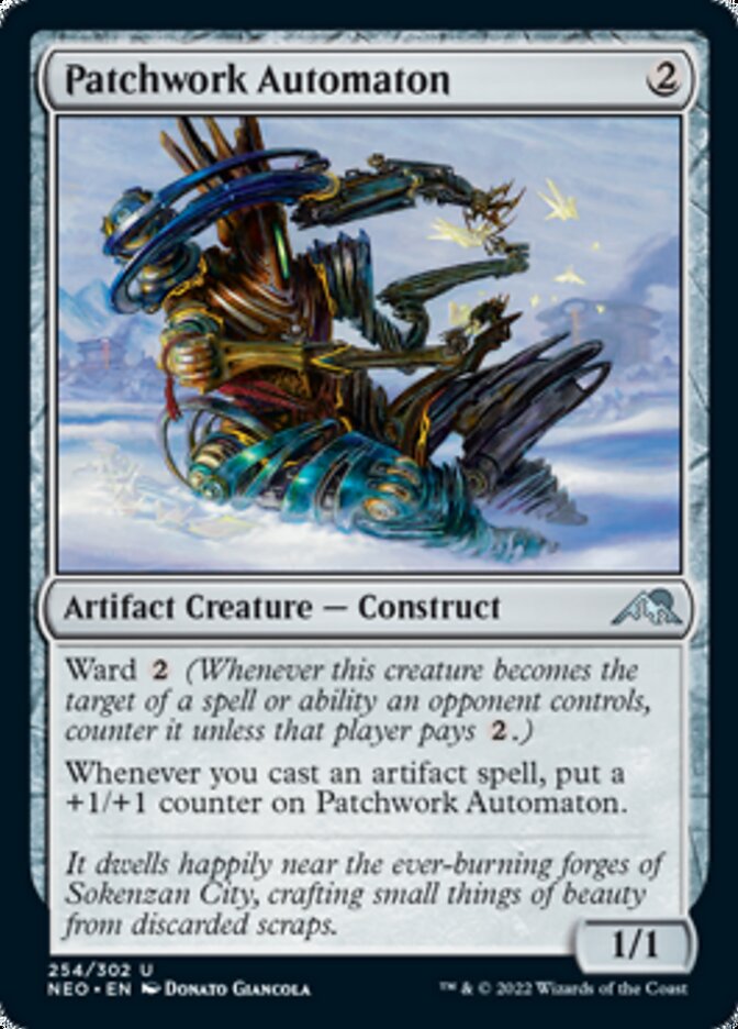 Patchwork Automaton [Kamigawa: Neon Dynasty] MTG Single Magic: The Gathering    | Red Claw Gaming