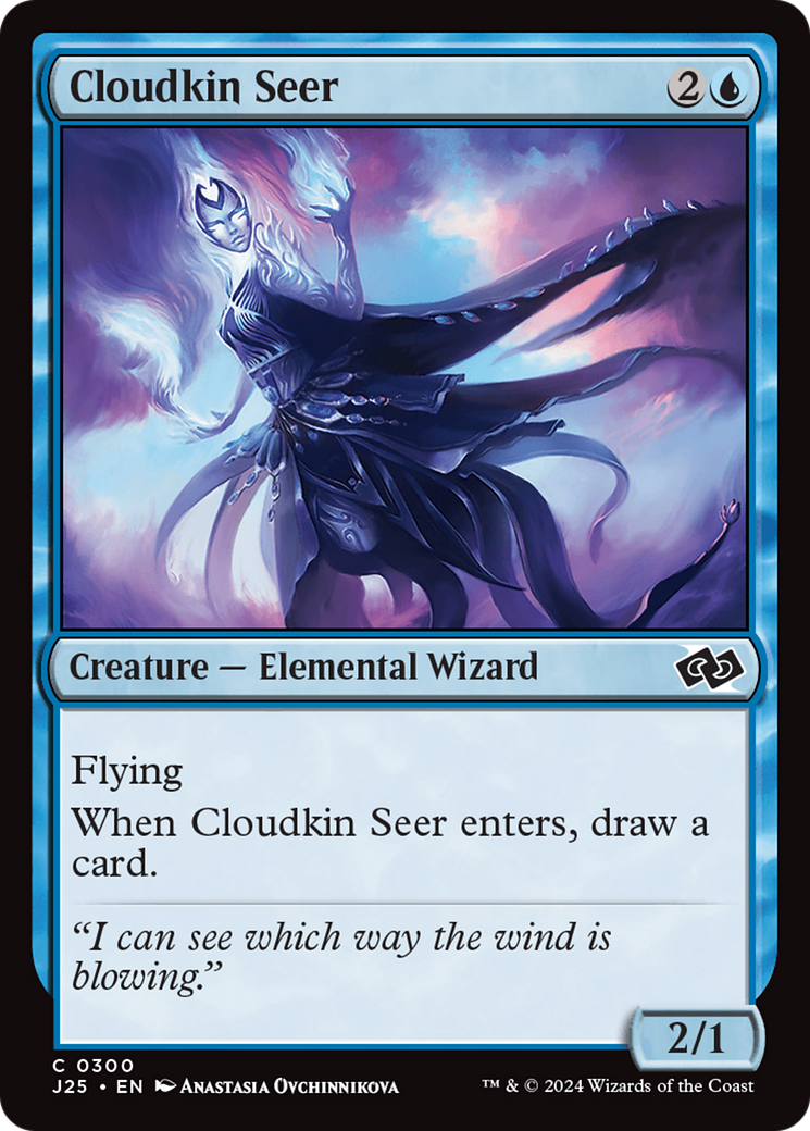 Cloudkin Seer [Foundations Jumpstart] MTG Single Magic: The Gathering    | Red Claw Gaming