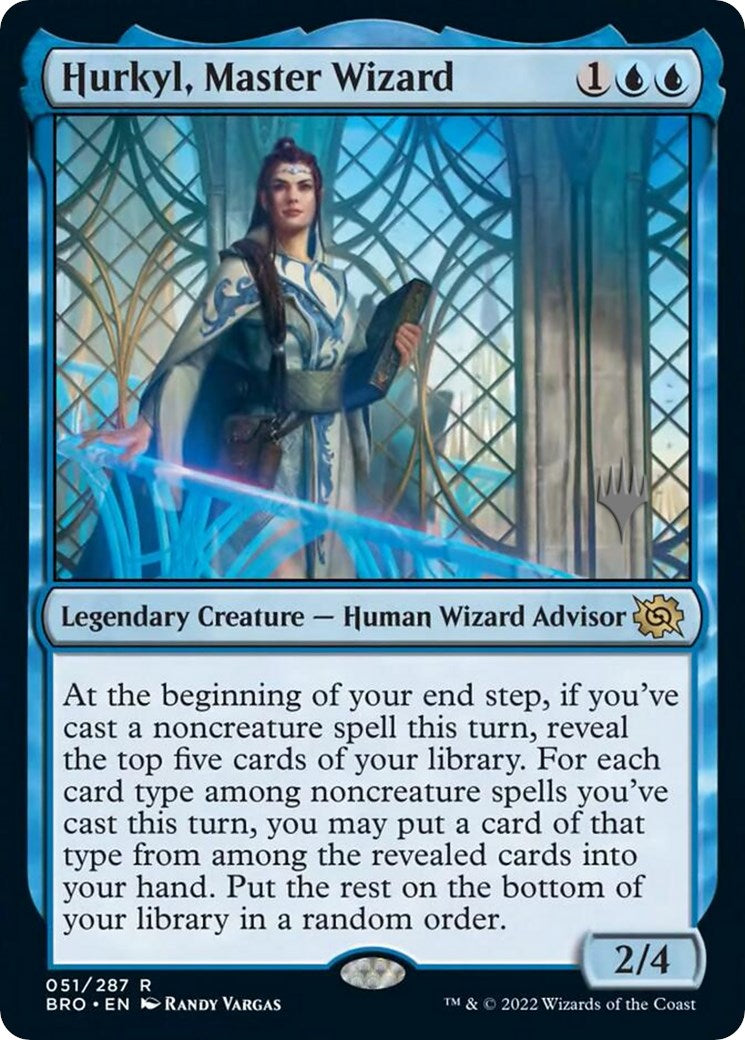 Hurkyl, Master Wizard (Promo Pack) [The Brothers' War Promos] MTG Single Magic: The Gathering    | Red Claw Gaming