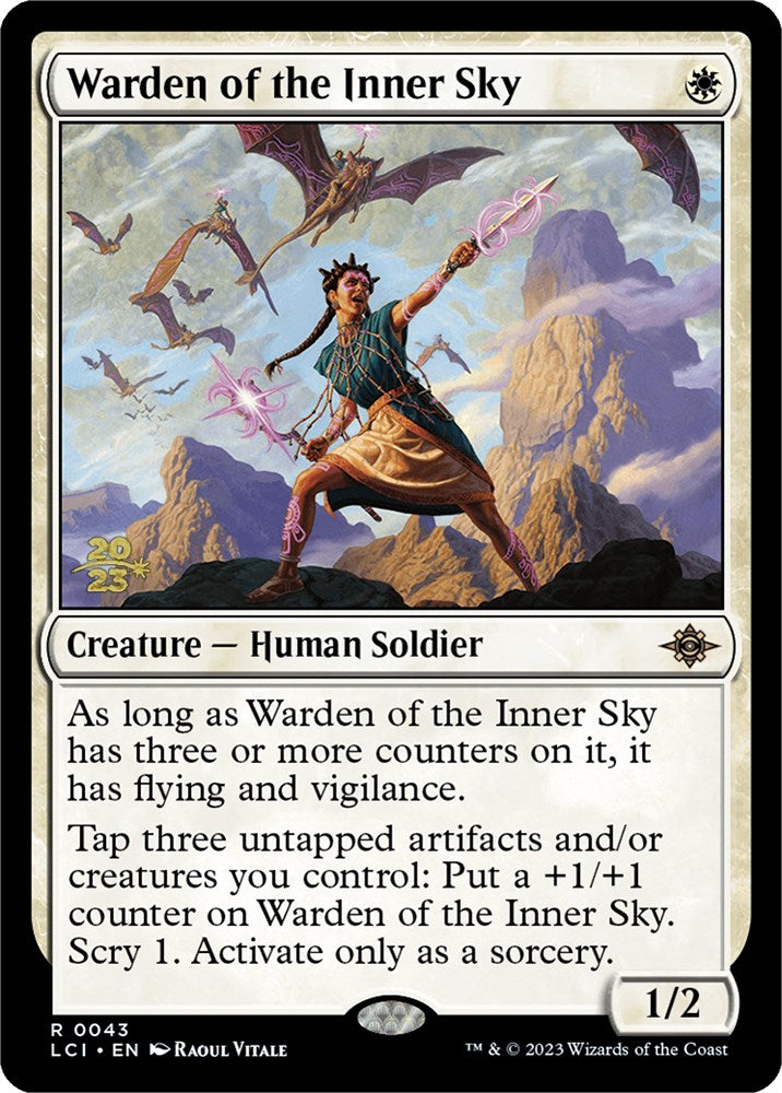 Warden of the Inner Sky [The Lost Caverns of Ixalan Prerelease Cards] MTG Single Magic: The Gathering    | Red Claw Gaming