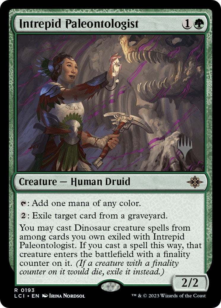 Intrepid Paleontologist (Promo Pack) [The Lost Caverns of Ixalan Promos] MTG Single Magic: The Gathering    | Red Claw Gaming