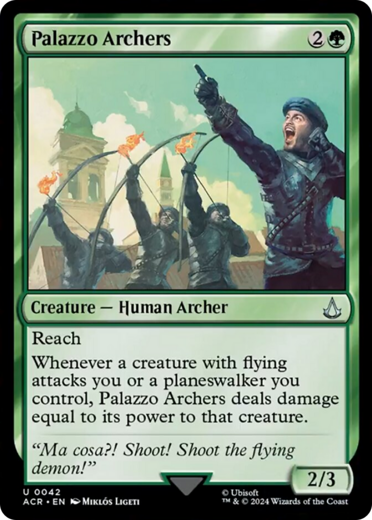 Palazzo Archers [Assassin's Creed] MTG Single Magic: The Gathering    | Red Claw Gaming