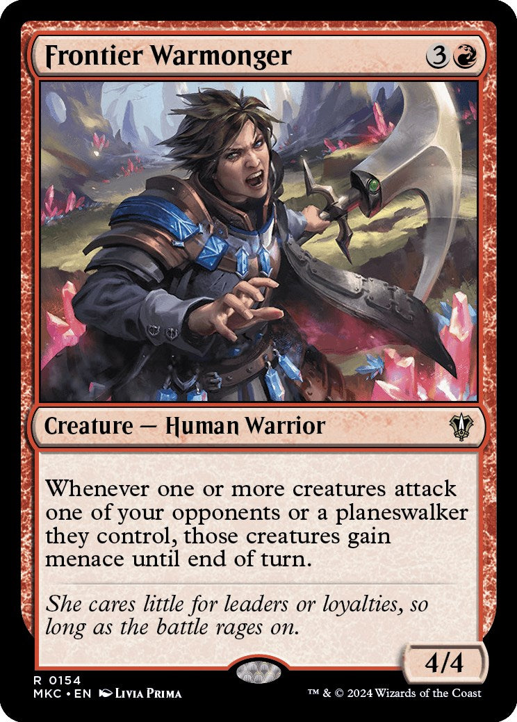 Frontier Warmonger [Murders at Karlov Manor Commander] MTG Single Magic: The Gathering    | Red Claw Gaming