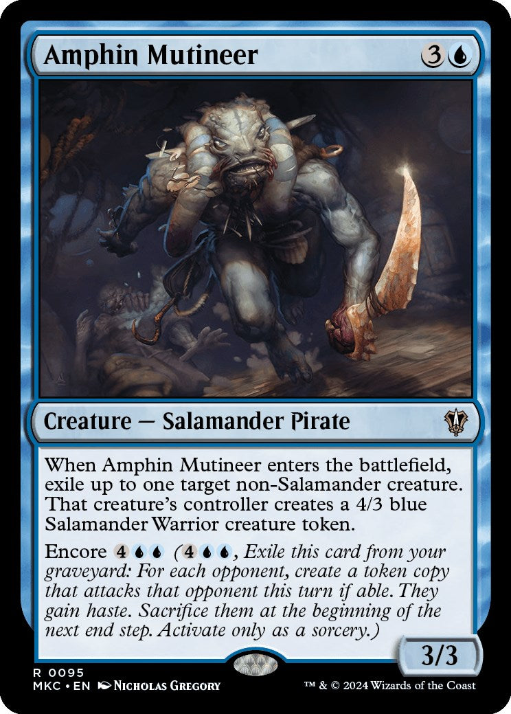 Amphin Mutineer [Murders at Karlov Manor Commander] MTG Single Magic: The Gathering    | Red Claw Gaming