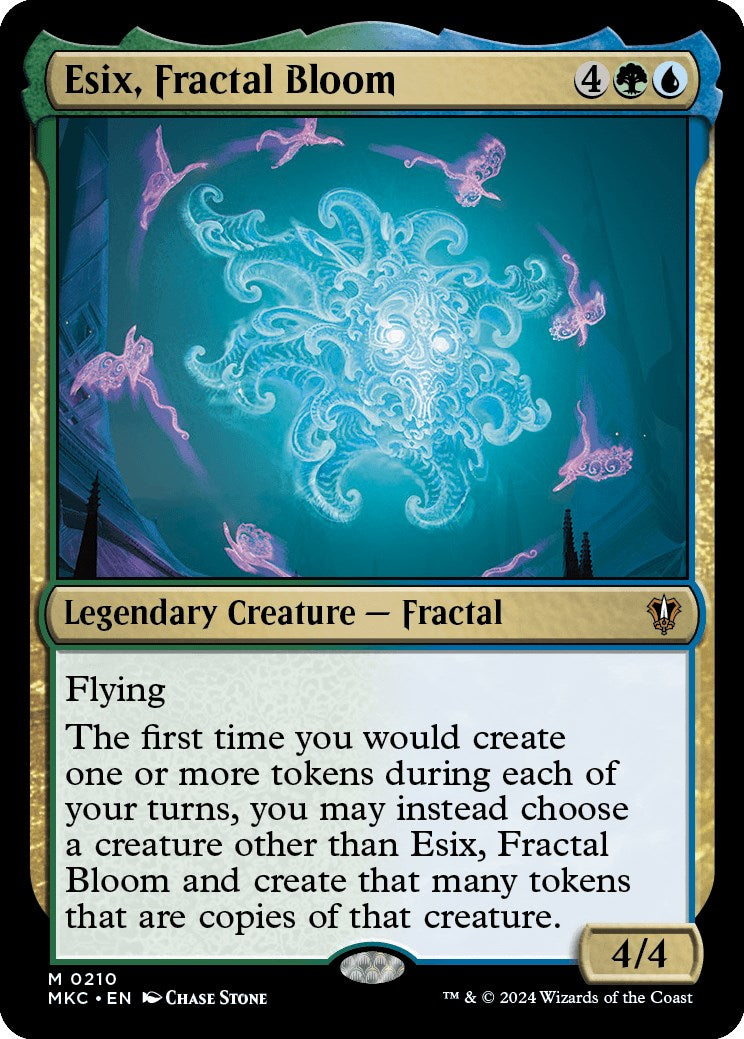 Esix, Fractal Bloom [Murders at Karlov Manor Commander] MTG Single Magic: The Gathering    | Red Claw Gaming