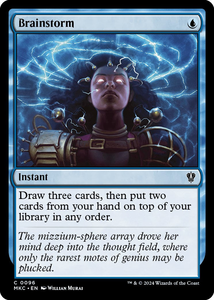 Brainstorm [Murders at Karlov Manor Commander] MTG Single Magic: The Gathering    | Red Claw Gaming