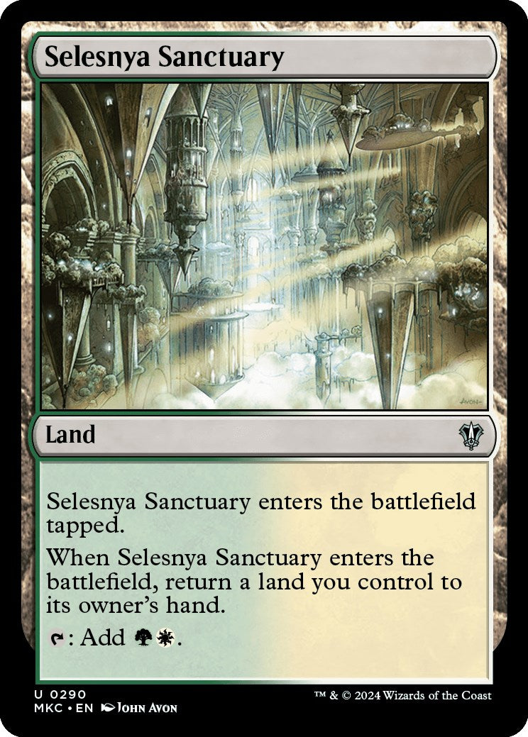 Selesnya Sanctuary [Murders at Karlov Manor Commander] MTG Single Magic: The Gathering    | Red Claw Gaming