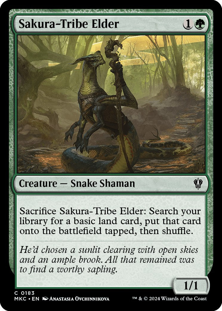 Sakura-Tribe Elder [Murders at Karlov Manor Commander] MTG Single Magic: The Gathering    | Red Claw Gaming