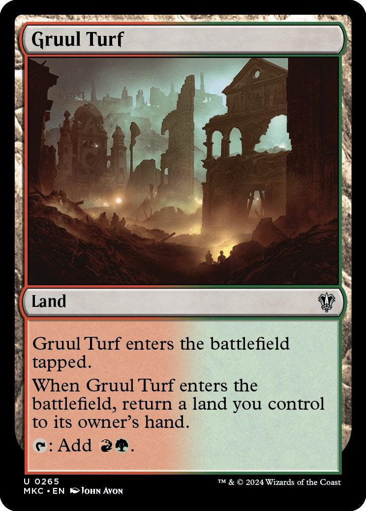 Gruul Turf [Murders at Karlov Manor Commander] MTG Single Magic: The Gathering    | Red Claw Gaming