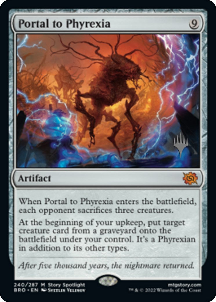 Portal to Phyrexia (Promo Pack) [The Brothers' War Promos] MTG Single Magic: The Gathering    | Red Claw Gaming