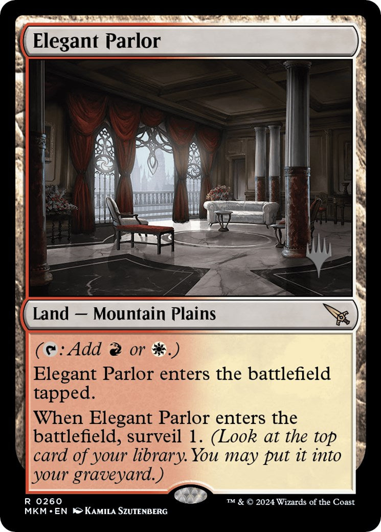 Elegant Parlor (Promo Pack) [Murders at Karlov Manor Promos] MTG Single Magic: The Gathering    | Red Claw Gaming