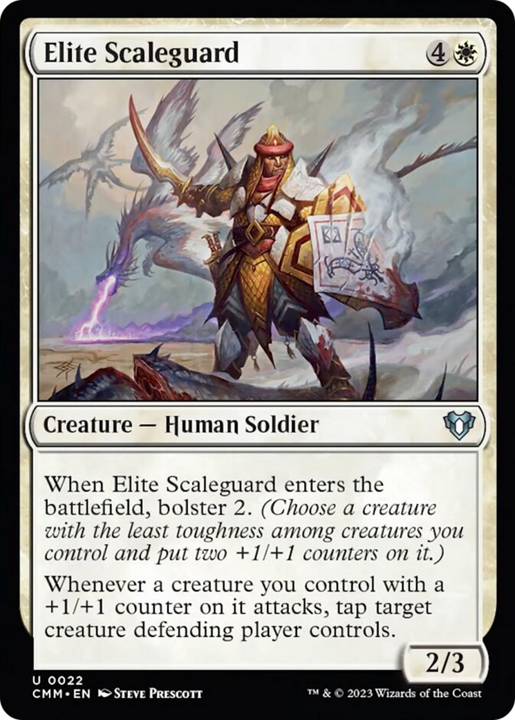 Elite Scaleguard [Commander Masters] MTG Single Magic: The Gathering    | Red Claw Gaming