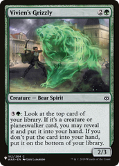 Vivien's Grizzly [The List Reprints] MTG Single Magic: The Gathering    | Red Claw Gaming