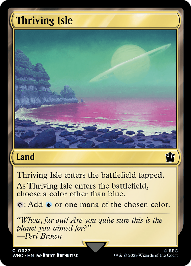 Thriving Isle [Doctor Who] MTG Single Magic: The Gathering    | Red Claw Gaming