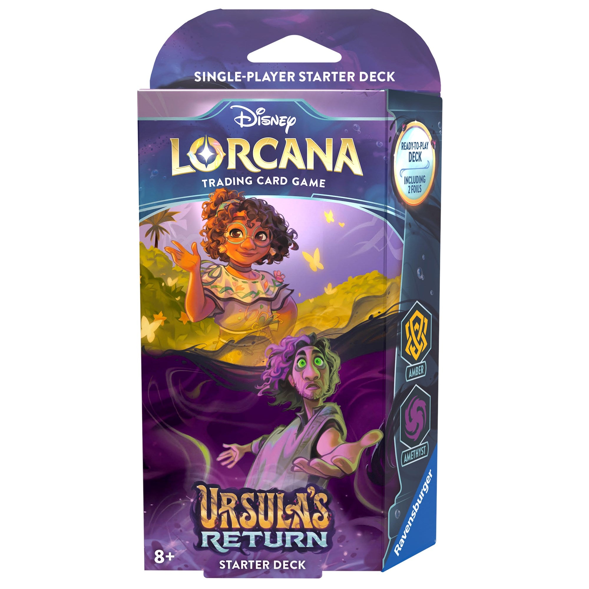 Ursula's Return - Starter Deck (Amber & Amethyst) Lorcana Sealed Disney    | Red Claw Gaming