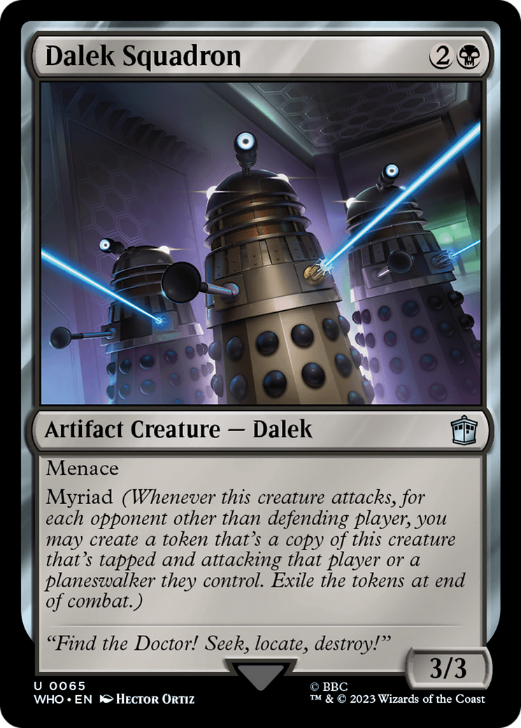 Dalek Squadron [Doctor Who] MTG Single Magic: The Gathering    | Red Claw Gaming