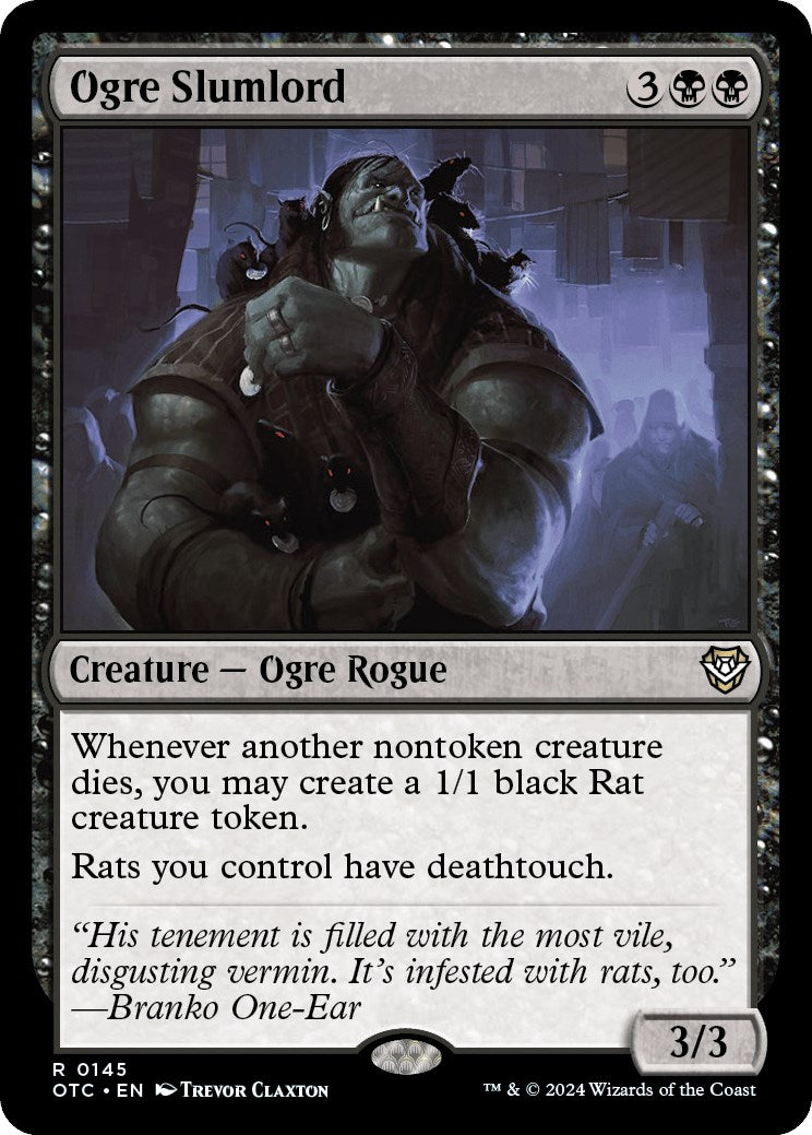 Ogre Slumlord [Outlaws of Thunder Junction Commander] MTG Single Magic: The Gathering | Red Claw Gaming