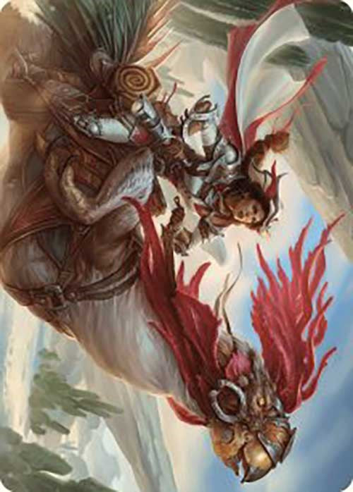 Frontier Seeker Art Card [Outlaws of Thunder Junction Art Series] MTG Single Magic: The Gathering    | Red Claw Gaming