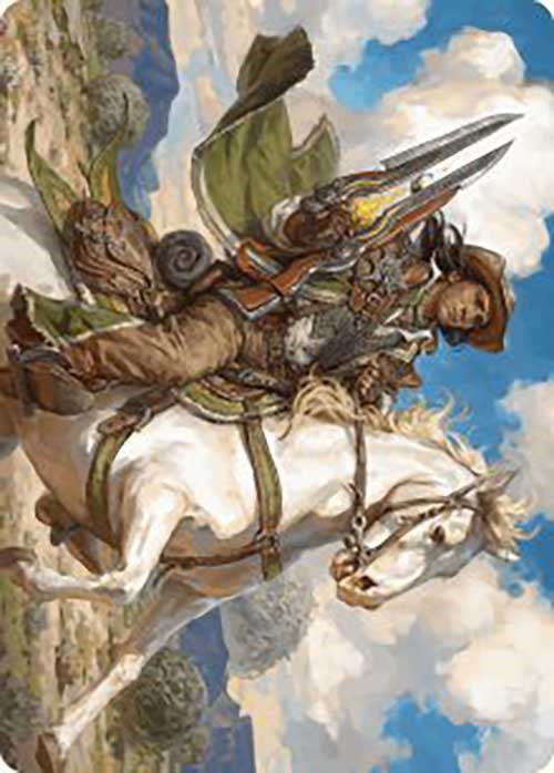 Wylie Duke, Atiin Hero Art Card [Outlaws of Thunder Junction Art Series] MTG Single Magic: The Gathering    | Red Claw Gaming