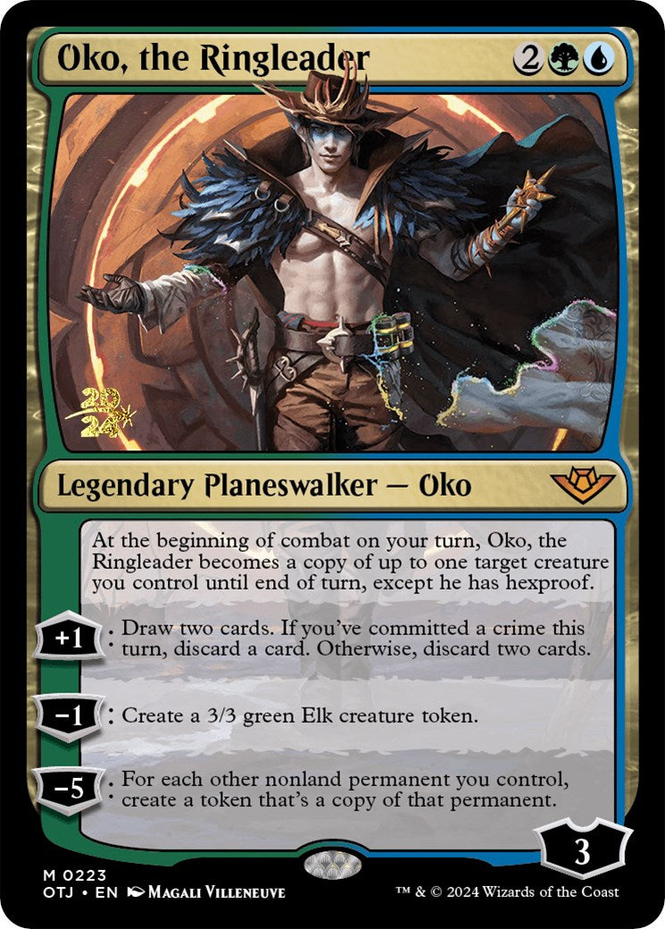 Oko, the Ringleader [Outlaws of Thunder Junction Prerelease Promos] MTG Single Magic: The Gathering    | Red Claw Gaming