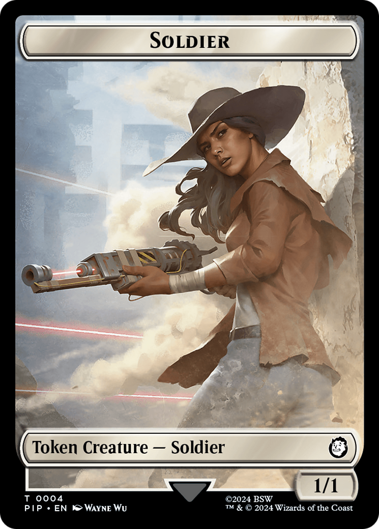 Food (0013) // Soldier (0004) Double-Sided Token [Fallout Tokens] MTG Single Magic: The Gathering    | Red Claw Gaming