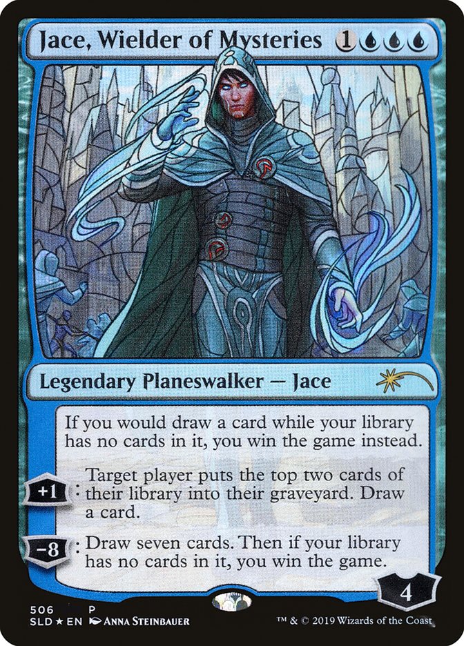 Jace, Wielder of Mysteries (Stained Glass) [Secret Lair Drop Promos] MTG Single Magic: The Gathering    | Red Claw Gaming