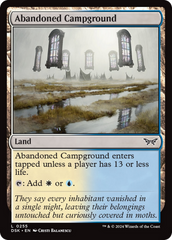 Abandoned Campground [Duskmourn: House of Horror] MTG Single Magic: The Gathering    | Red Claw Gaming