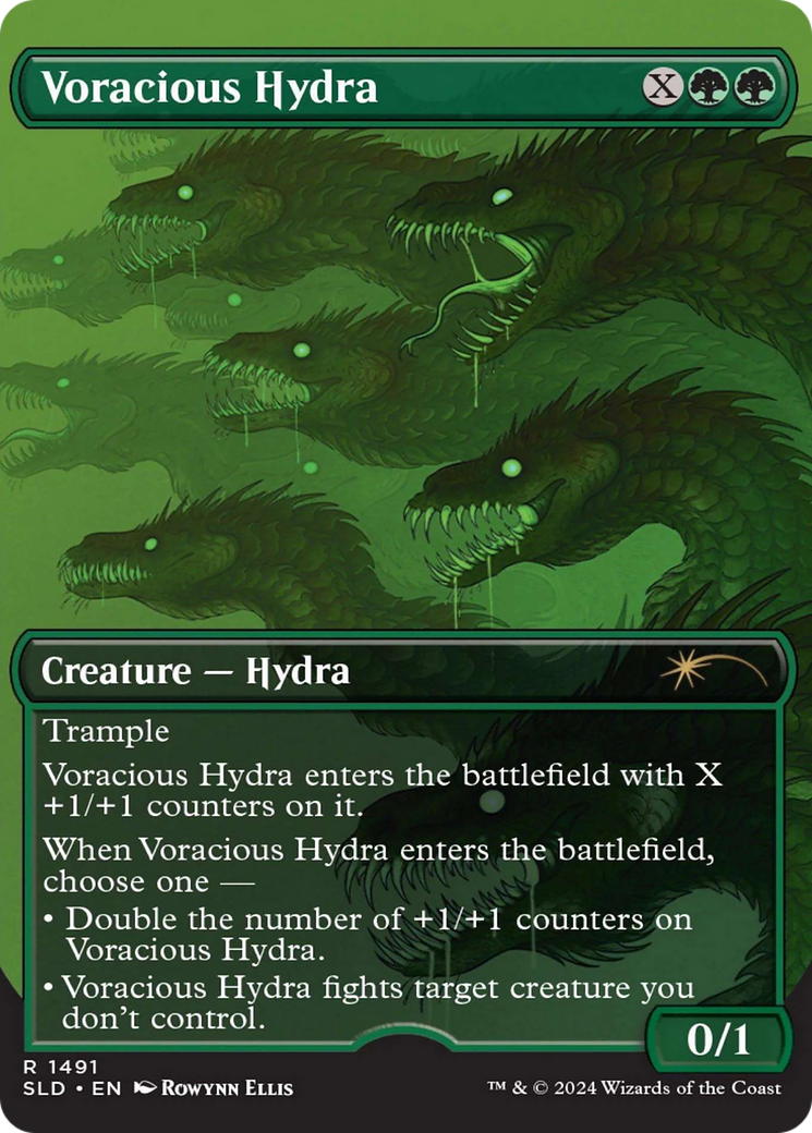 Voracious Hydra (Rainbow Foil) [Secret Lair Drop Series] MTG Single Magic: The Gathering    | Red Claw Gaming