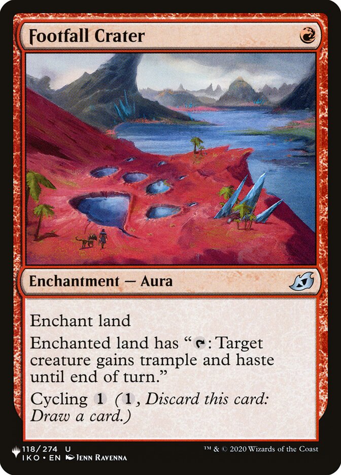 Footfall Crater [Secret Lair: Heads I Win, Tails You Lose] MTG Single Magic: The Gathering    | Red Claw Gaming