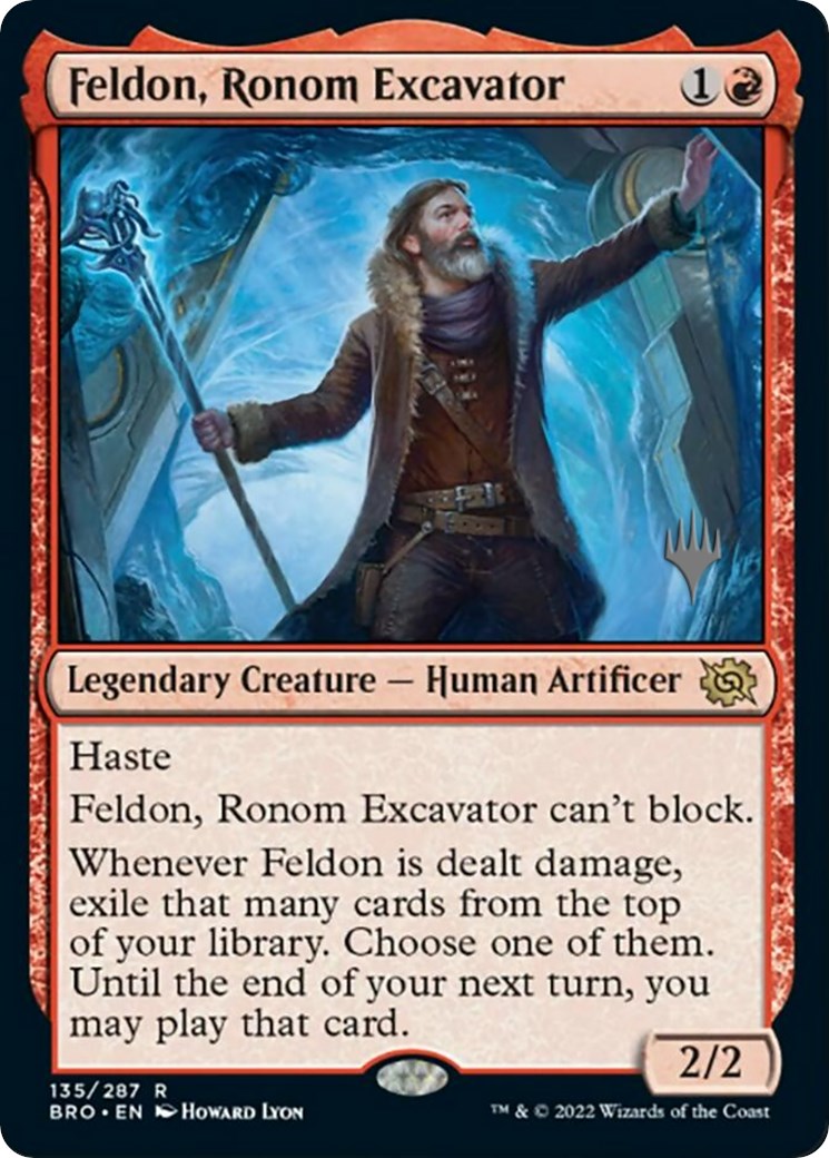 Feldon, Ronom Excavator (Promo Pack) [The Brothers' War Promos] MTG Single Magic: The Gathering    | Red Claw Gaming