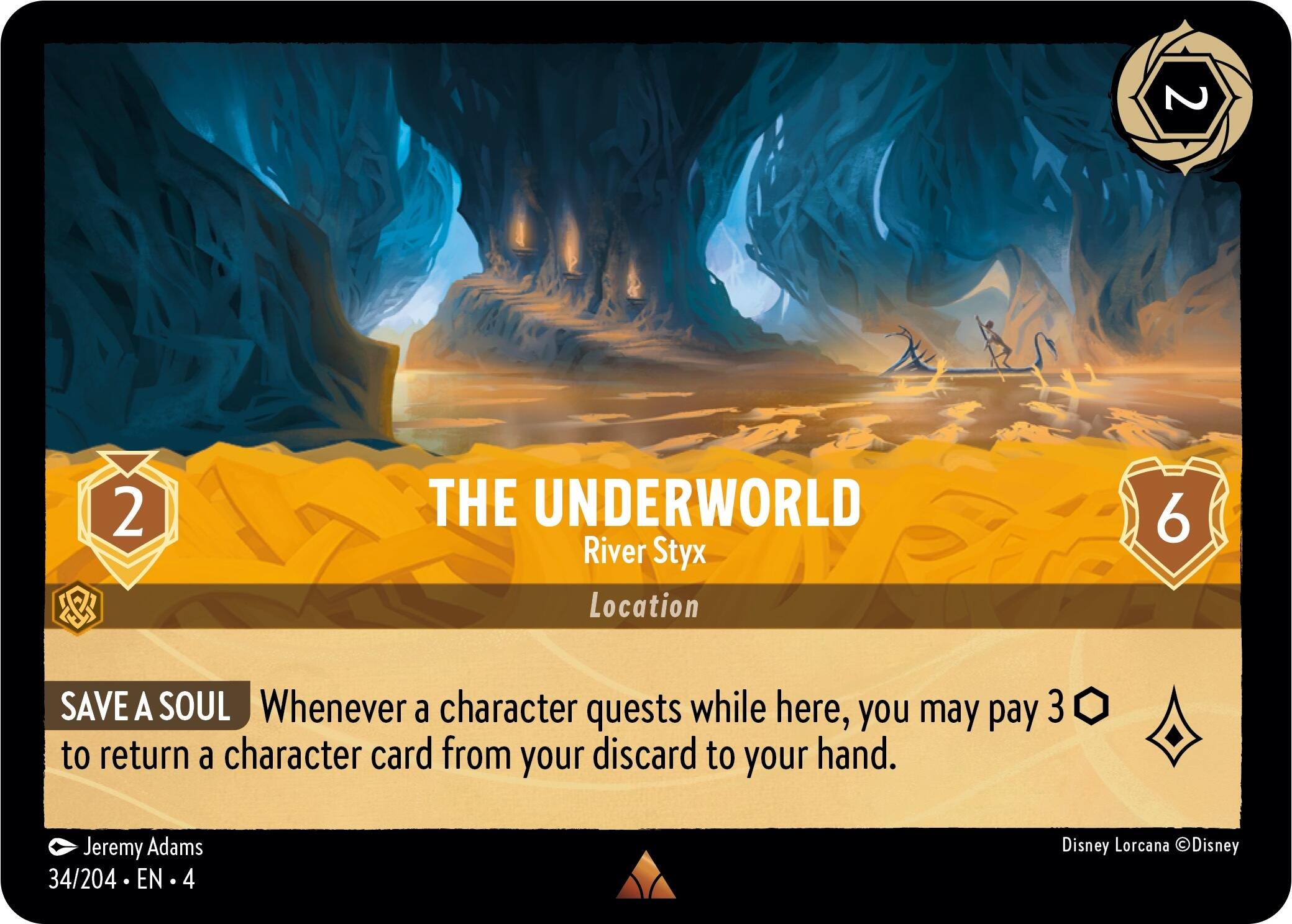 The Underworld - River Styx (34/204) [Ursula's Return] Lorcana Single Disney    | Red Claw Gaming