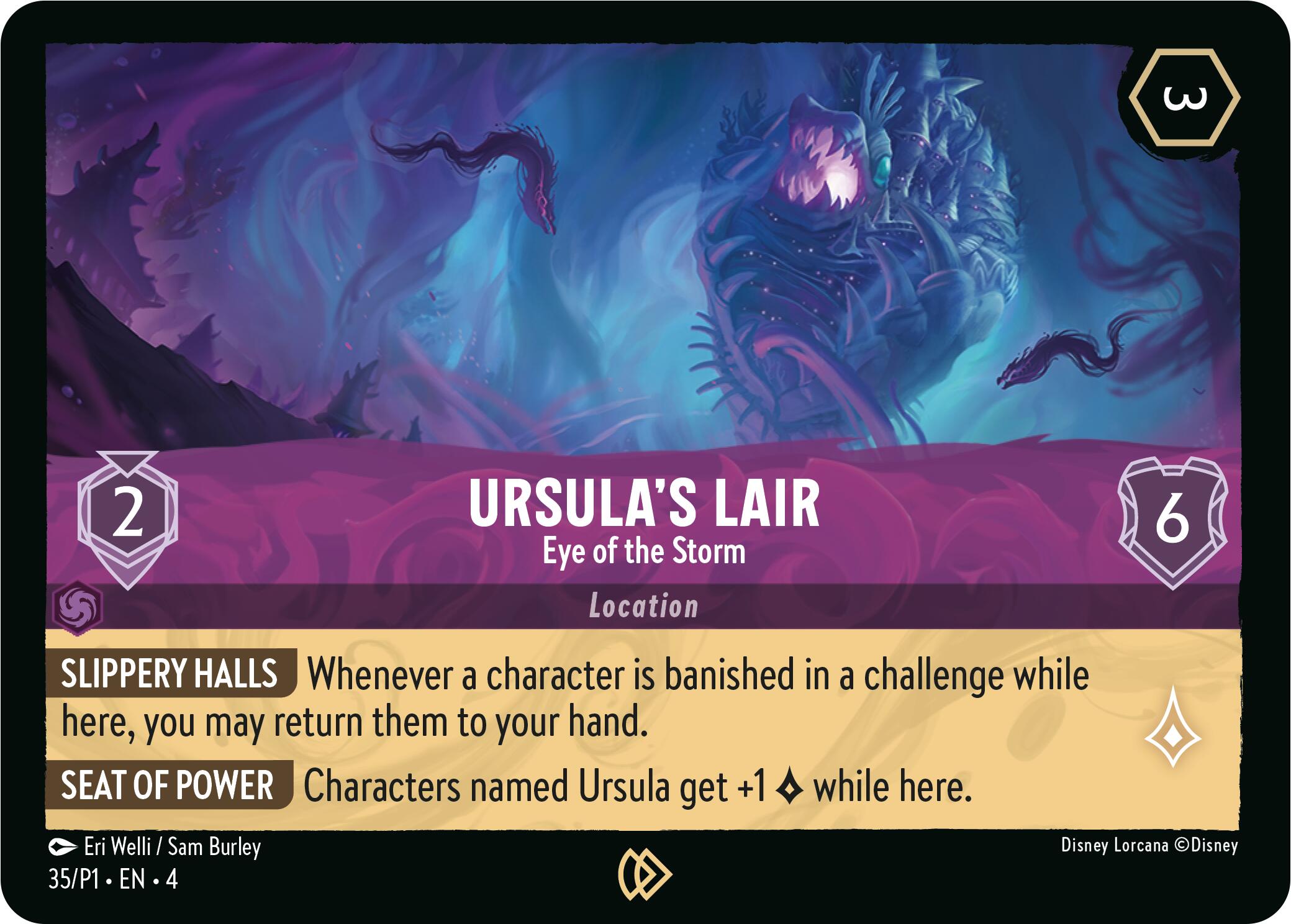 Ursula's Lair - Eye of the Storm (35) [Promo Cards] Lorcana Single Disney    | Red Claw Gaming