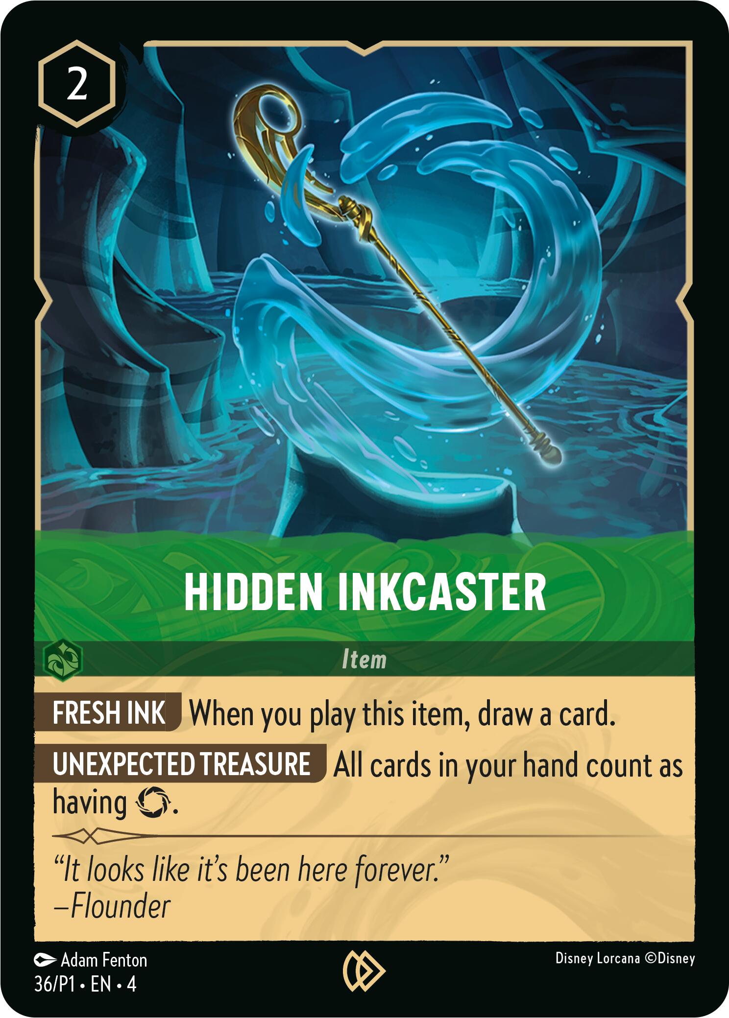 Hidden Inkcaster (36) [Promo Cards] Lorcana Single Disney    | Red Claw Gaming