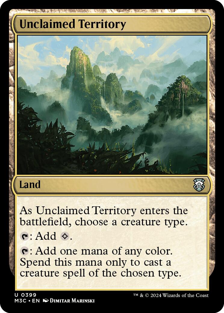 Unclaimed Territory [Modern Horizons 3 Commander] MTG Single Magic: The Gathering    | Red Claw Gaming