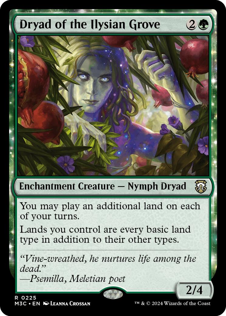 Dryad of the Ilysian Grove [Modern Horizons 3 Commander] MTG Single Magic: The Gathering    | Red Claw Gaming