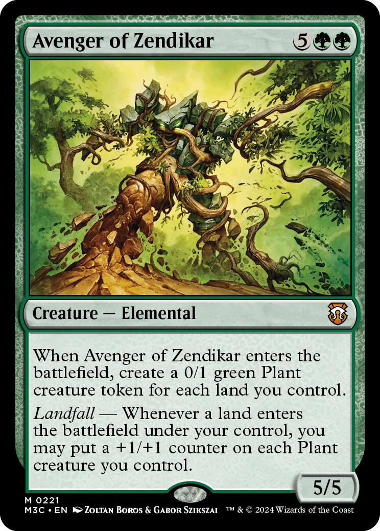 Avenger of Zendikar [Modern Horizons 3 Commander] MTG Single Magic: The Gathering    | Red Claw Gaming