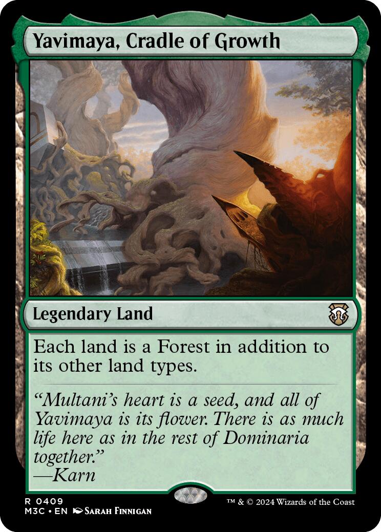 Yavimaya, Cradle of Growth [Modern Horizons 3 Commander] MTG Single Magic: The Gathering    | Red Claw Gaming