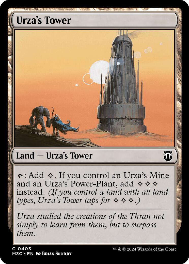 Urza's Tower [Modern Horizons 3 Commander] MTG Single Magic: The Gathering    | Red Claw Gaming