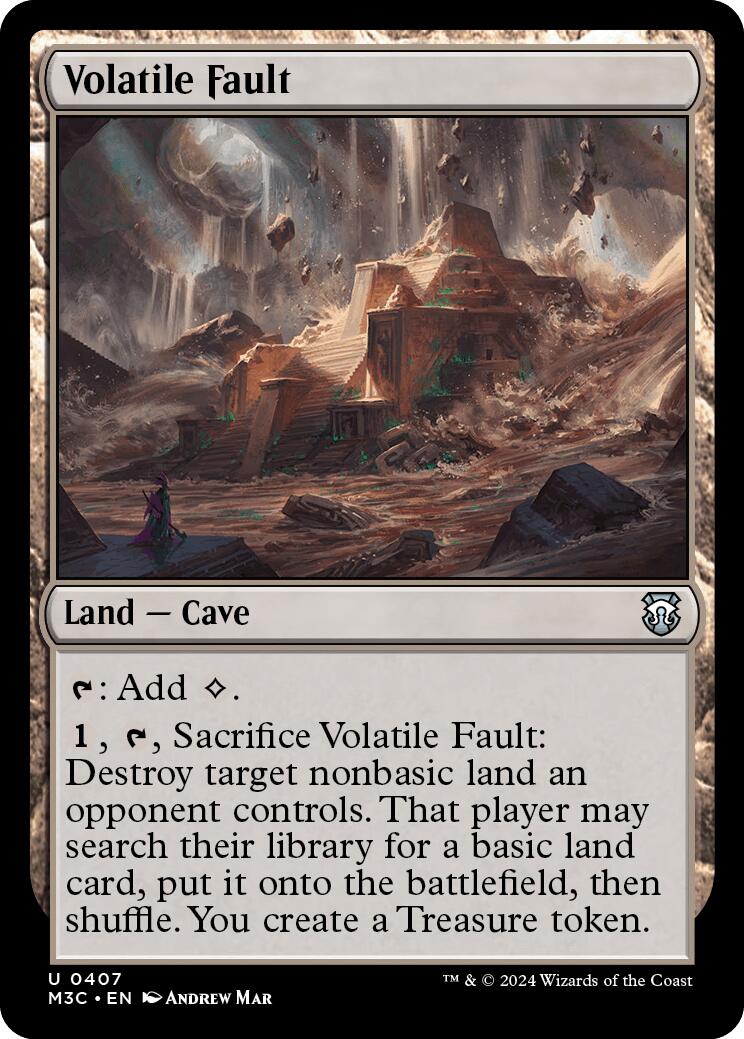 Volatile Fault [Modern Horizons 3 Commander] MTG Single Magic: The Gathering    | Red Claw Gaming