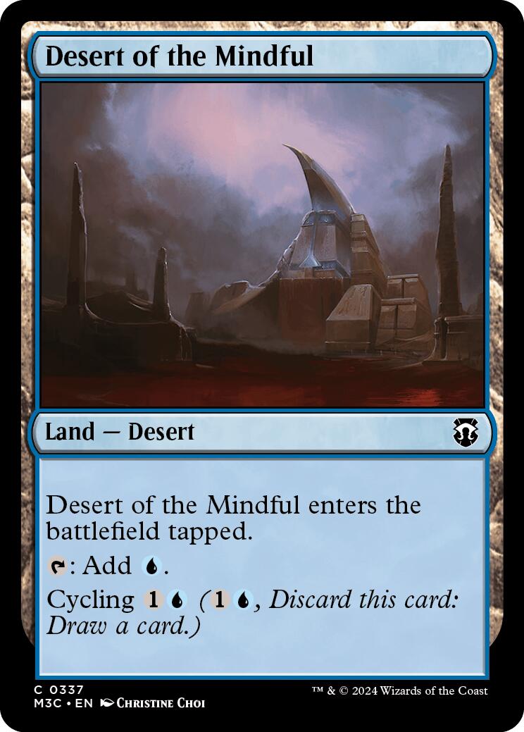 Desert of the Mindful [Modern Horizons 3 Commander] MTG Single Magic: The Gathering    | Red Claw Gaming