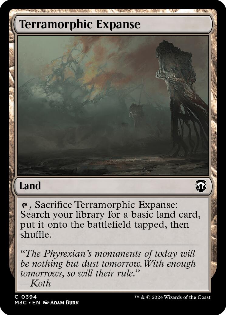 Terramorphic Expanse [Modern Horizons 3 Commander] MTG Single Magic: The Gathering    | Red Claw Gaming