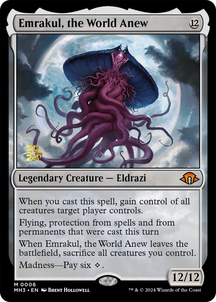 Emrakul, the World Anew [Modern Horizons 3 Prerelease Promos] MTG Single Magic: The Gathering    | Red Claw Gaming